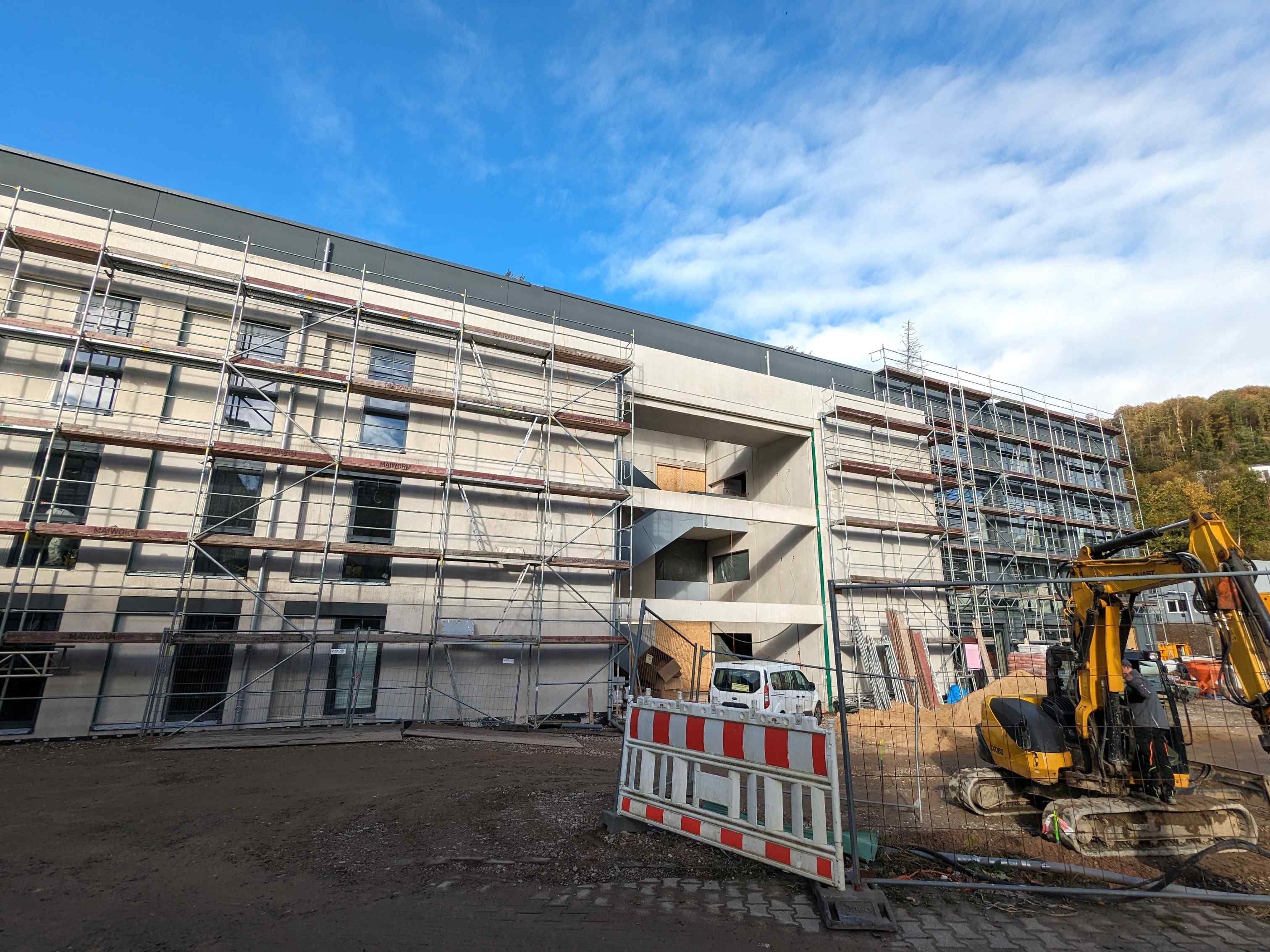 Büro- und Produktionsgebäude Engelskirchen im Rohbau
